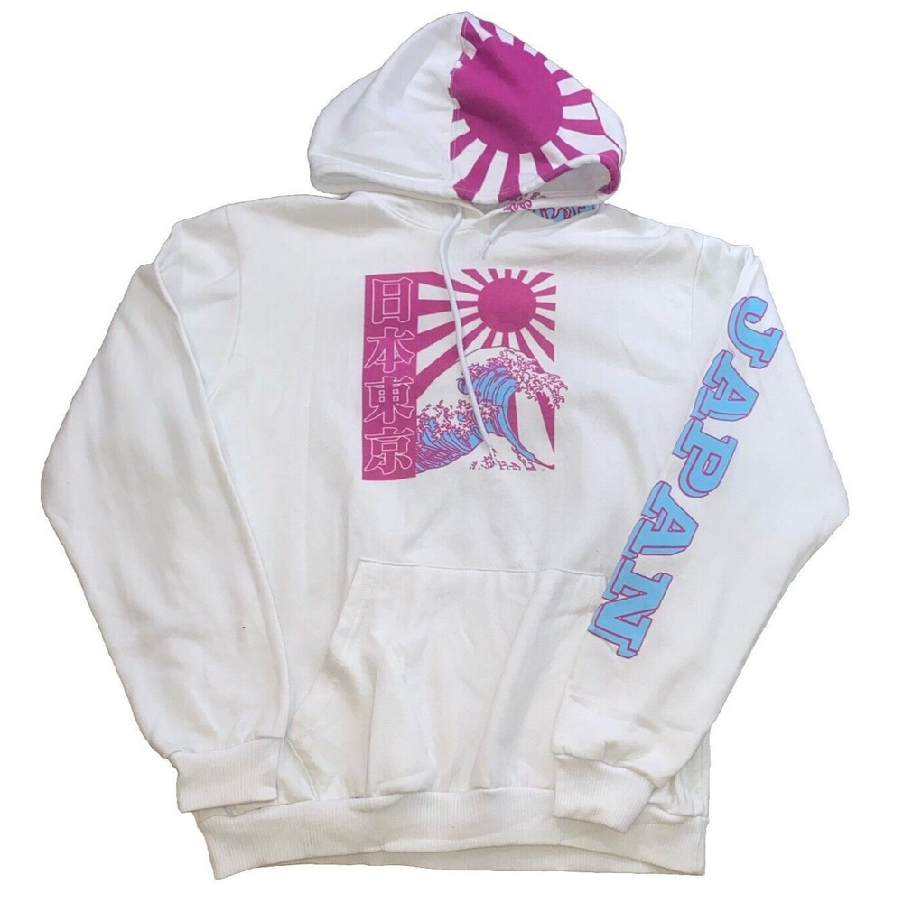 Yu-gi-oh The Young and Wild Pink/White Hoodie Size Large